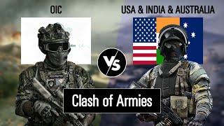 Islamic Countries vs USA & India & Australia Military Power Comparison Military Power Comparison