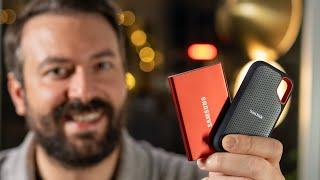 SanDisk Extreme Portable SSD ile Samsung T7 SSD karşı karşıya
