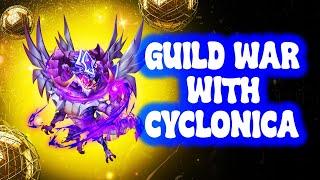 GUILD WAR WITH CYCLONICA  CASTLE CLASH