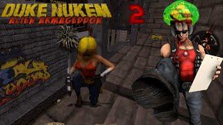 Lets Play Duke 3D Alien Armageddon Part 2 - My Healing Boot Will Save You