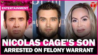 Nicolas Cages son Weston Cage Coppola arrested on felony warrant after alleged April incident
