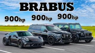 Brabus 900 Rocket R v 900hp AMGs DRAG RACE