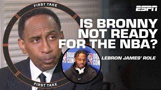 First Take addresses LeBron-Bronny nepotism criticism MUST BE EARNED NOT GIVEN - Kendrick Perkins