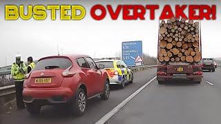 UNBELIEVABLE UK DASH CAMERAS  Illegal Hard Shoulder Overtake Neighbour Blocked The Road #201