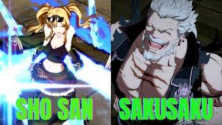 GBVSR High Level Gameplay Sho San Zeta VS Sakusaku Soriz