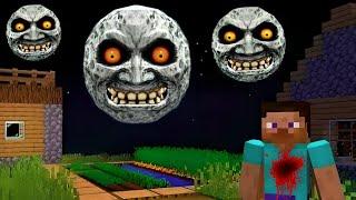 i Found Scary LUNAR MOON  in Minecraft  Minecraft Lunar Moon 