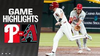 Phillies vs. D-backs Game Highlights 81124  MLB Highlights