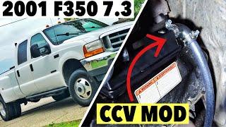 2001 Ford F350 7.3 Powerstroke - CCV Mod - Crank Case Vent Hose