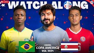 Brazil v Costa Rica  Copa America 2024 LIVE Reactions & Watchalong