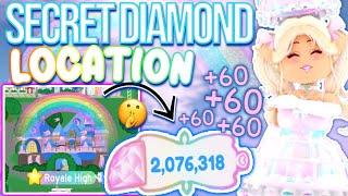 NEW SECRET DIAMOND LOCATION DISCOVERED IN ROYALE HIGH ROBLOX Royale High Farming Tips