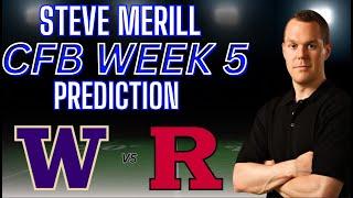 Washington vs Rutgers Predictions Picks and Best Bets  College Football Picks Week 5