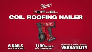 M18 FUEL™ Coil Roofing Nailer