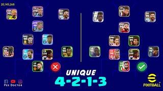 How To Play New 4-2-1-3 Formation Perfectly in eFootball 2023 Mobile