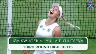 World No.1 KNOCKED OUT  Yulia Putintseva vs Iga Swiatek  Highlights  Wimbledon 2024