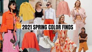 Shop The Top Spring Color Trends With Me  Fashion Trends 2021