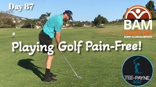 Dreamy Playing Golf Pain-Free on Day 87 of 100 Day Swing Speed Challenge #golf #TheMasters #fyp