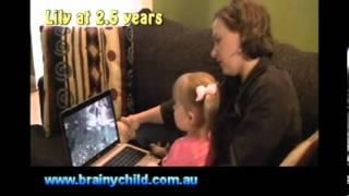 www.brainychild.com.au-Lily Reading a Personalized Story at 25 years old with Little Reader.mp4