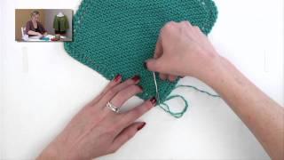 Knitting Help - Weaving in Cotton Ends