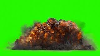 Huge Explosion  Green Screen and Alpha Channel - 1080p  Download Link
