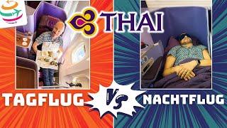 Tagflug vs. Nachtflug Thai Airways Business Class der Vergleich  YourTravel.TV