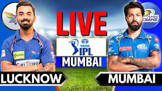 Live MI vs LSG Live Match  IPL Live Score & Commentary  Mumbai vs Lucknow Live  IPL 2024 Live
