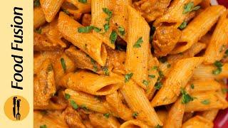 Pasta with Roasted Tomato Cream Sauce Recipe By Food Fusion