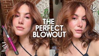 how to get the *perfect* bouncy blowout with curly hair