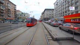 Travel Russia Moscow by tram №7