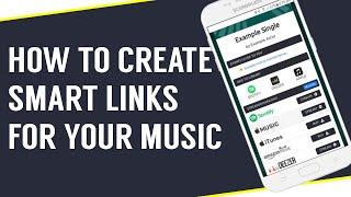 How to create Music Smart Links  Fan Links for your music  Music Marketing Tutorial