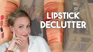 Makeup Maximalist Lipstick Declutter aka The Purge.