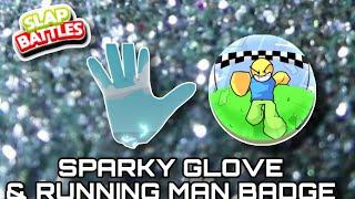 How To Get Sparky Glove & “Incredible Running Man” Badge  Slap Battles Roblox