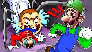 Mario Caught. What does Luigi do to Rescue Mario?  Funny Animation  The Super Mario Bros. Movie