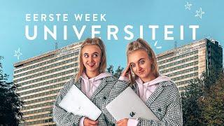 eerste week op de universiteit ‍ uni vlog