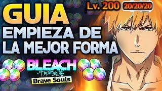 GUIA EMPIEZA DE LA MEJOR FORMA Y CONSEJOS BLEACH BRAVE SOULS Español