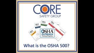 OSHA 500