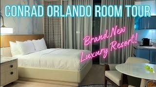 Conrad Orlando at Evermore Resort Room Tour-New Resort Near Disney World