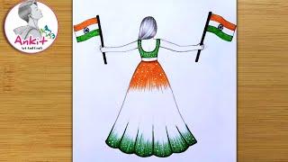 Republic Day Drawing  How To Draw Republic Day Drawing 26 January Drawing Easy Step by Step 2024