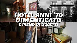 ENORME ALBERGO ANNI 70 ABBANDONATO UNA CAPSULA DEL TEMPO CON TANTISSIMI OGGETTI Urbex Italia