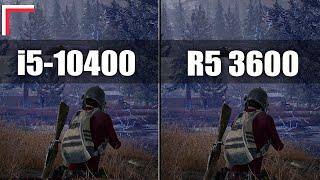 Intel Core i5-10400 vs AMD Ryzen 5 3600 — Test in 10 Games 1080p 1440p 4K