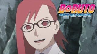 Sarada Meets Karin  Boruto Naruto Next Generations