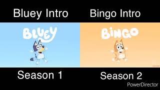 Bluey Intro Season 1 vs. Bingo Intro Season 2 MOST VIEWED VIDEO