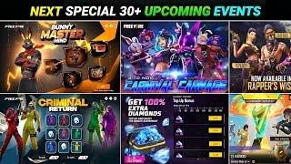 Upcoming Events In Free Fire l Free Fire New Event l Ff New Event l Red Bunny Bundle Confirm Date