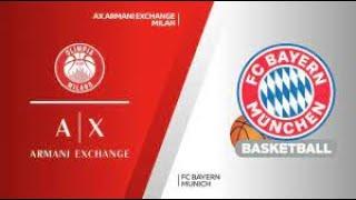 AX Armani Exchange Milan  Bayern Munich I Highlights I Turkish Airlines EuroLeague Playoff Game 1