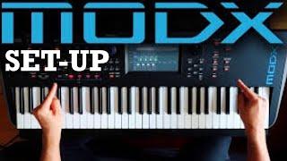 How to set up a Yamaha Modx8