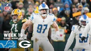 Detroit Lions vs. Green Bay Packers  2022 Week 18 Game Highlights