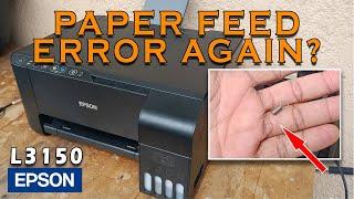 PAPER JAMMED AGAIN?  EPSON L3150  PinoyTechs