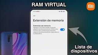 LA RAM VIRTUAL DE MIUI LLEGARA A ESTOS DISPOSITIVOS DE XIAOMI