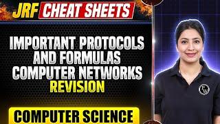 UGC NET 2024  Revision Important Protocols & Formulas Computer Networks  UGC NET Computer Science