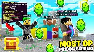 The *BEST* New Minecraft OP Prison Server in 2023  Free To Join Free Ranks 1.8 - 1.19.3