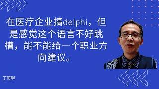 在医疗企业搞delphi，但是感觉这个语言不好跳槽，能不能给一个职业方向建议。